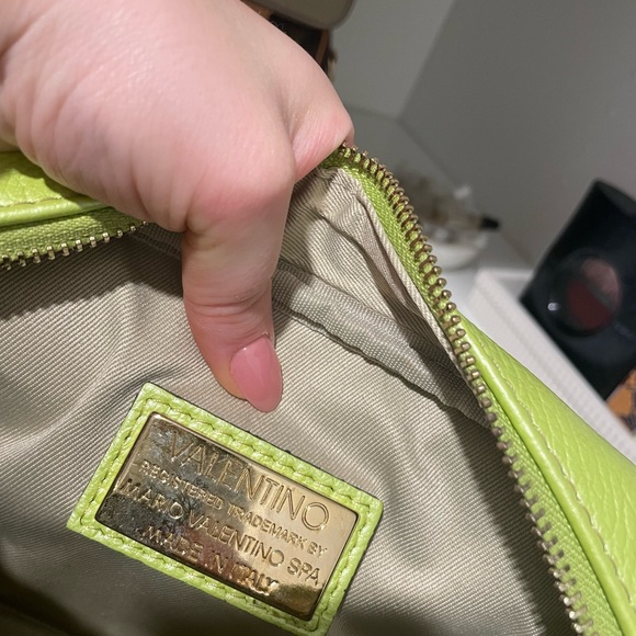 Mario Valentino Lime Green Crossbody Bag - Picture 6 of 7